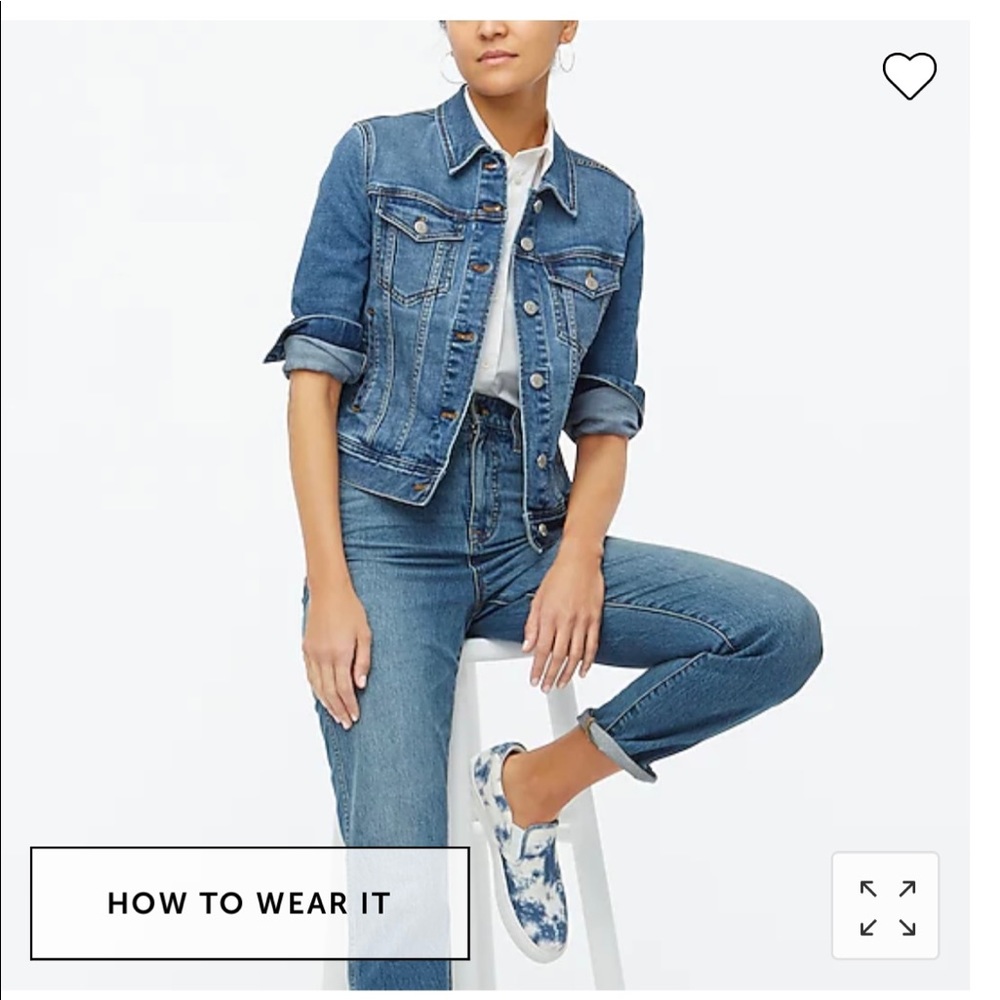 J. Crew Classic Blue Denim Jean Jacket